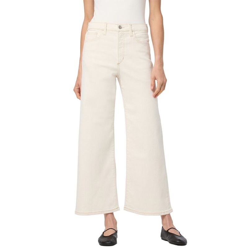 Joe's Jeans Womens Ecru Wide Leg Jean
